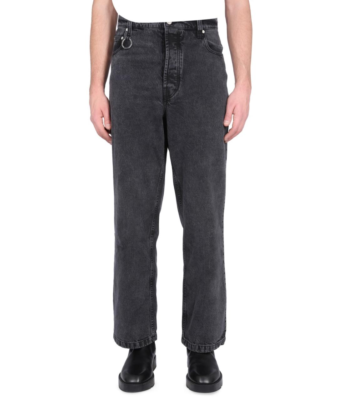 ETUDES Черные хлопковые повседневные брюки, фото 5