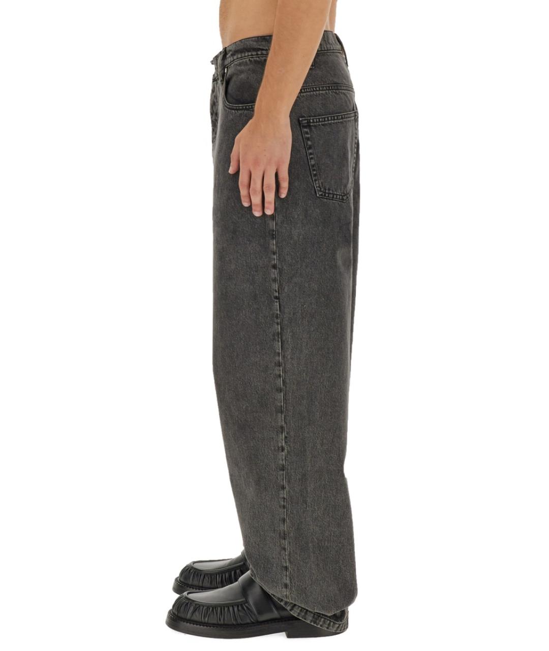 ETUDES Черные хлопковые повседневные брюки, фото 4