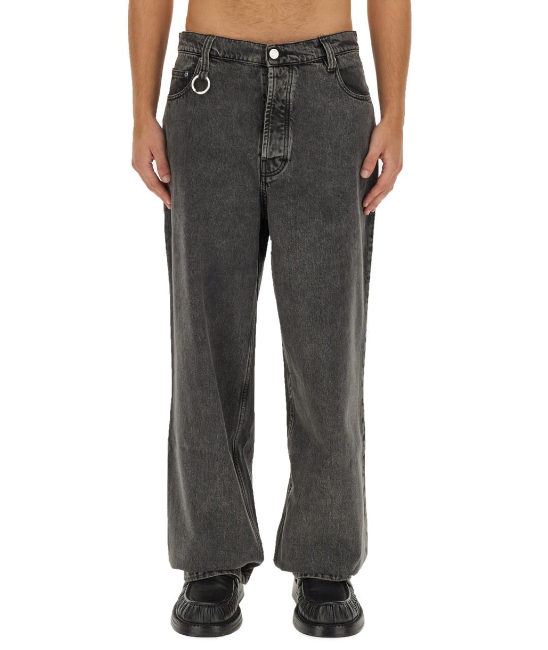 ETUDES Черные хлопковые повседневные брюки, фото 5