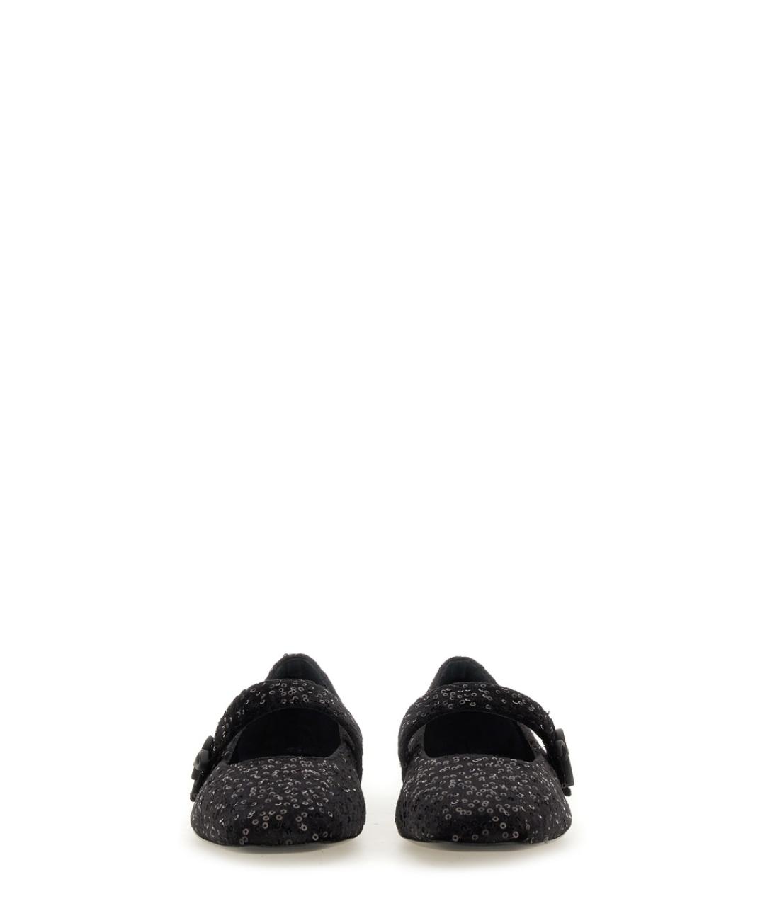 ROBERTO FESTA Черные текстильные балетки, фото 4