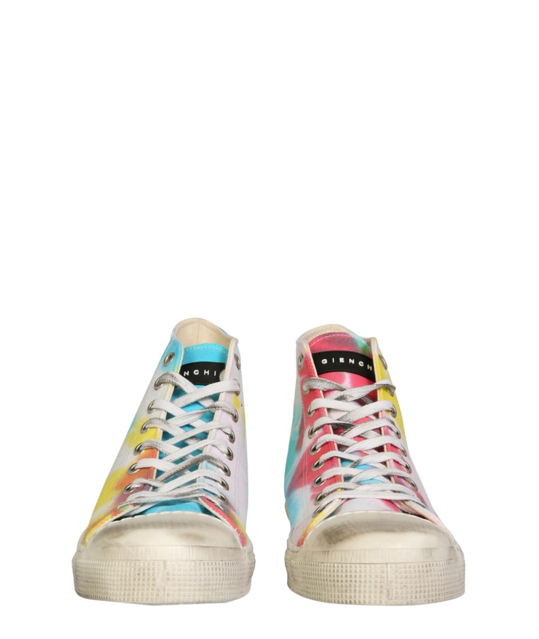GIENCHI Мульти текстильные низкие кроссовки / кеды, фото 2