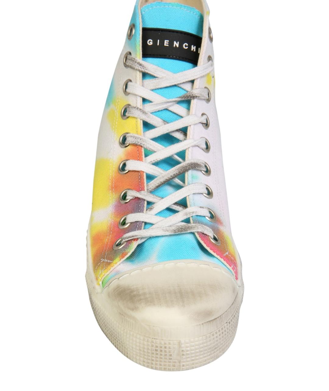 GIENCHI Мульти текстильные низкие кроссовки / кеды, фото 4