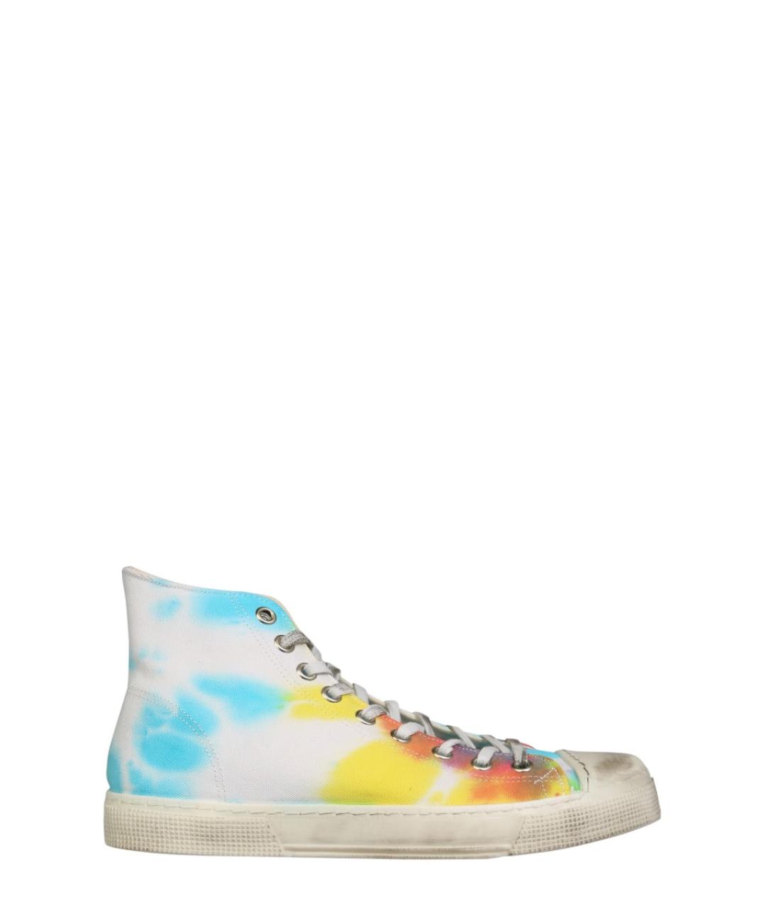 GIENCHI Мульти текстильные низкие кроссовки / кеды, фото 1