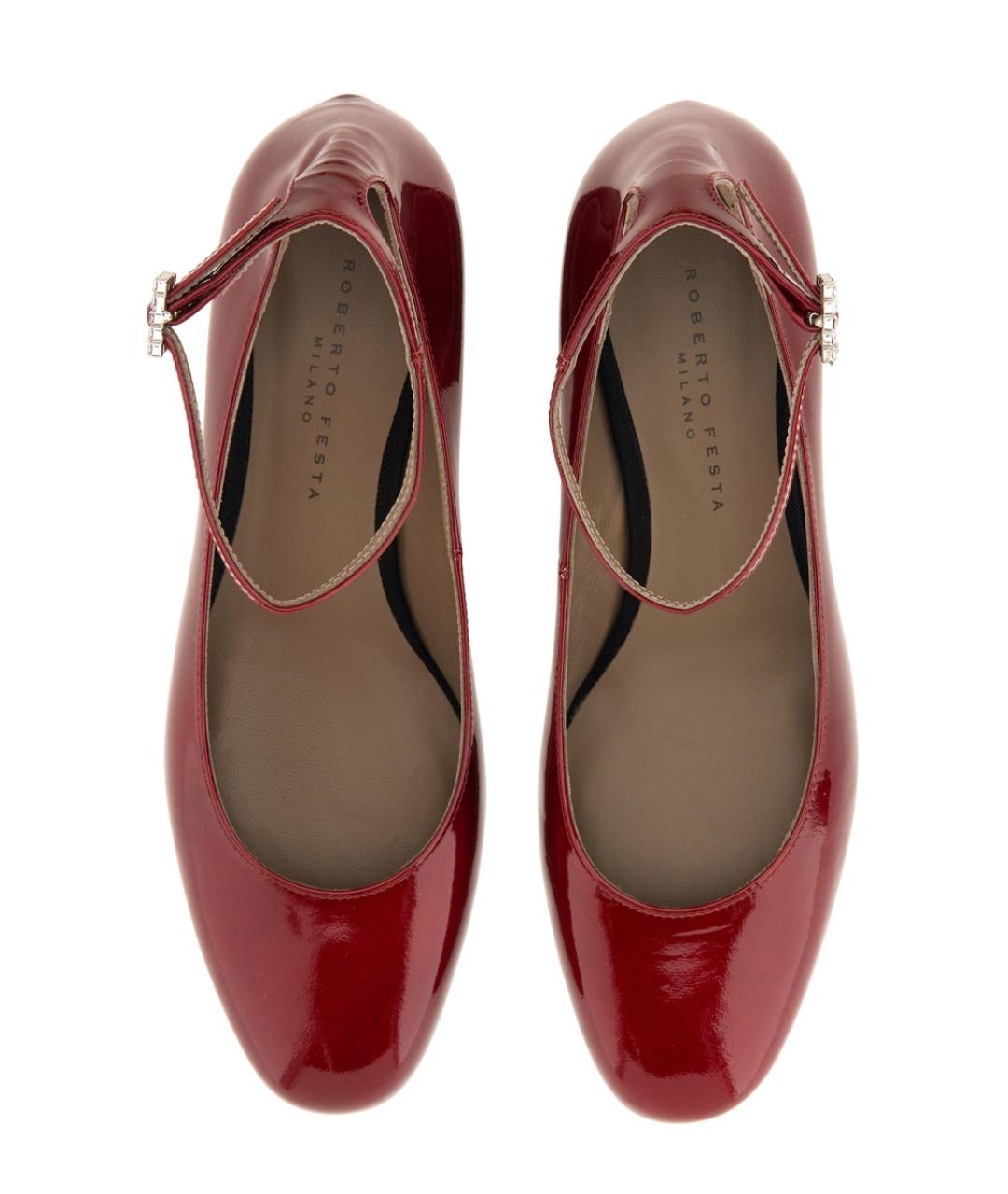 ROBERTO FESTA Красные туфли из лакированной кожи, фото 5