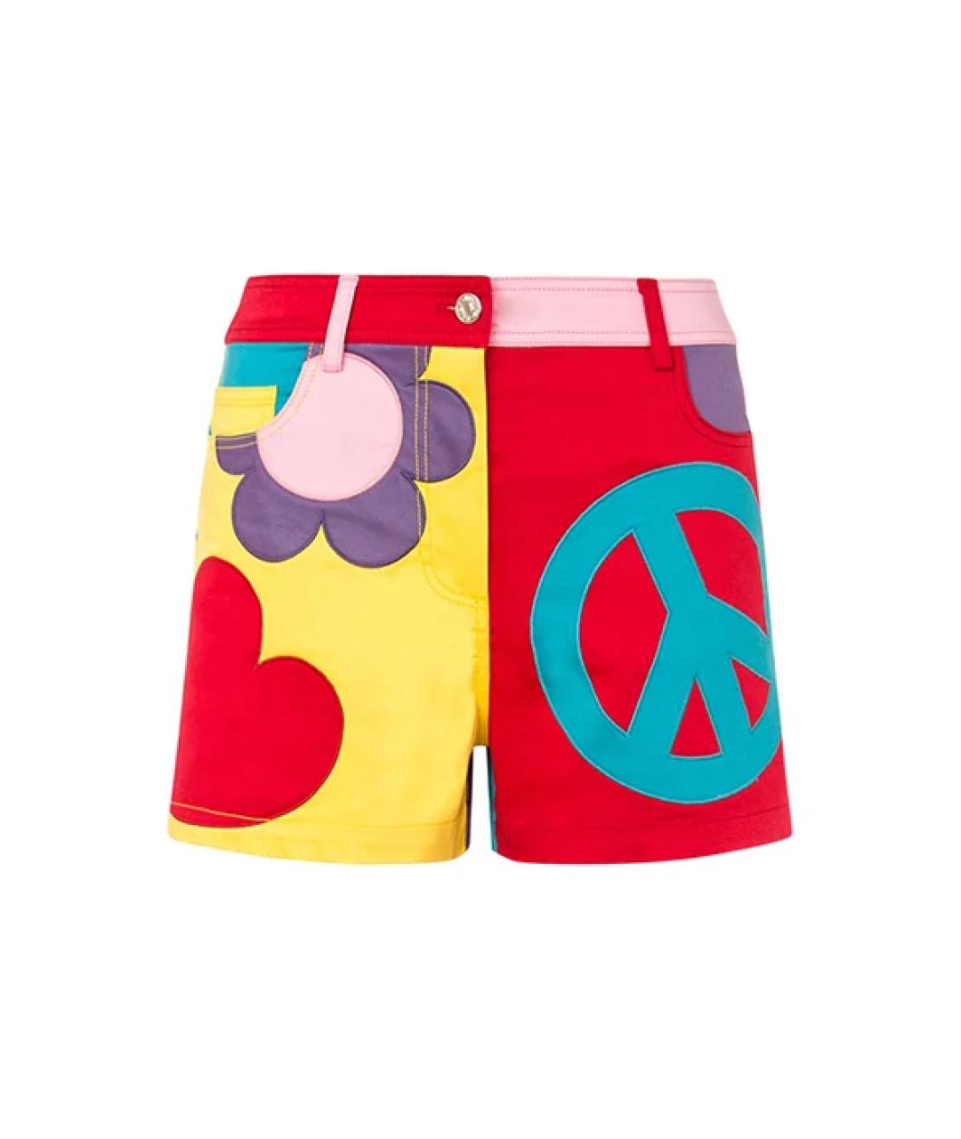 MOSCHINO JEANS Мульти хлопковые шорты, фото 1