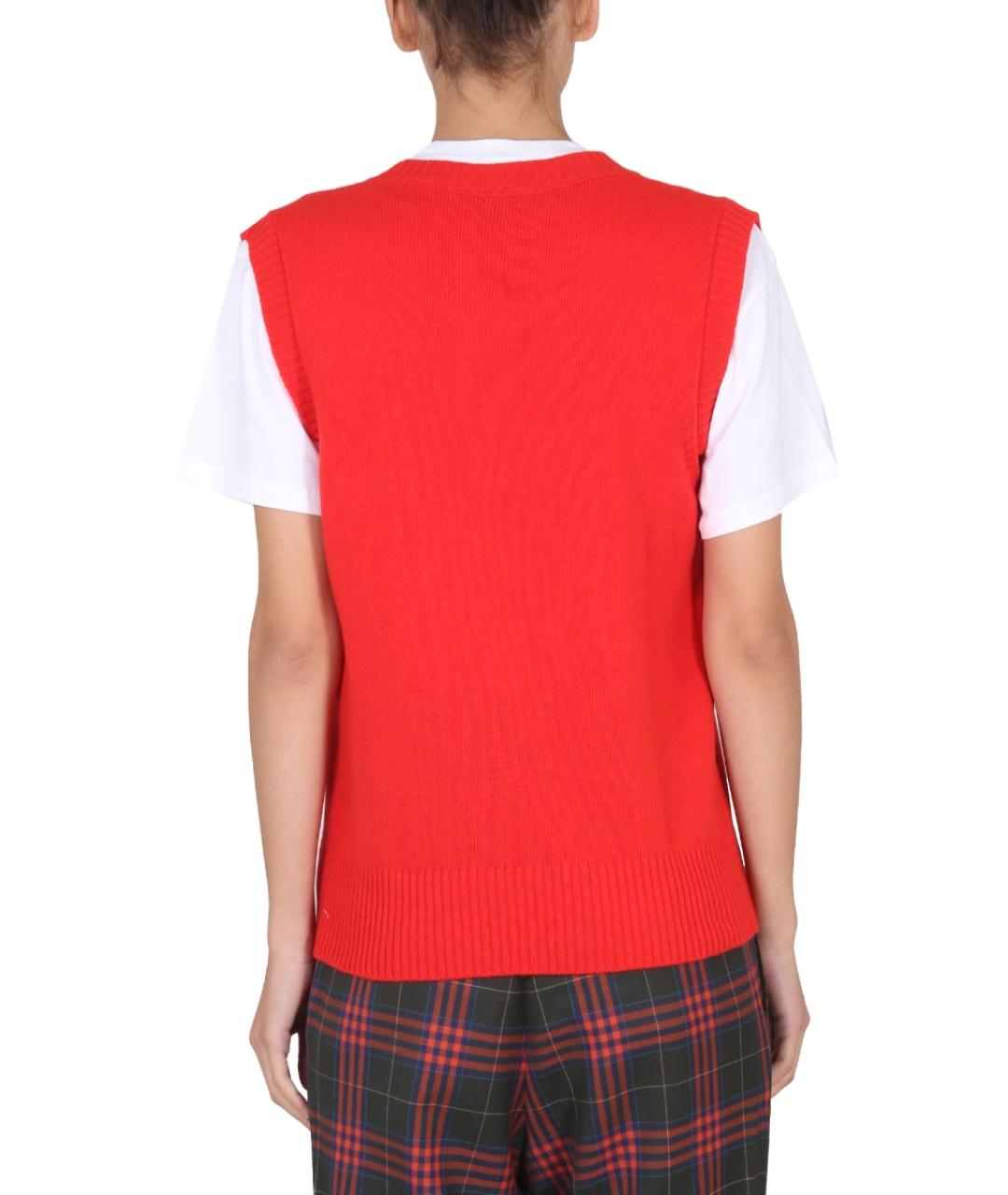 CORMIO Красная шерстяная жилетка, фото 4