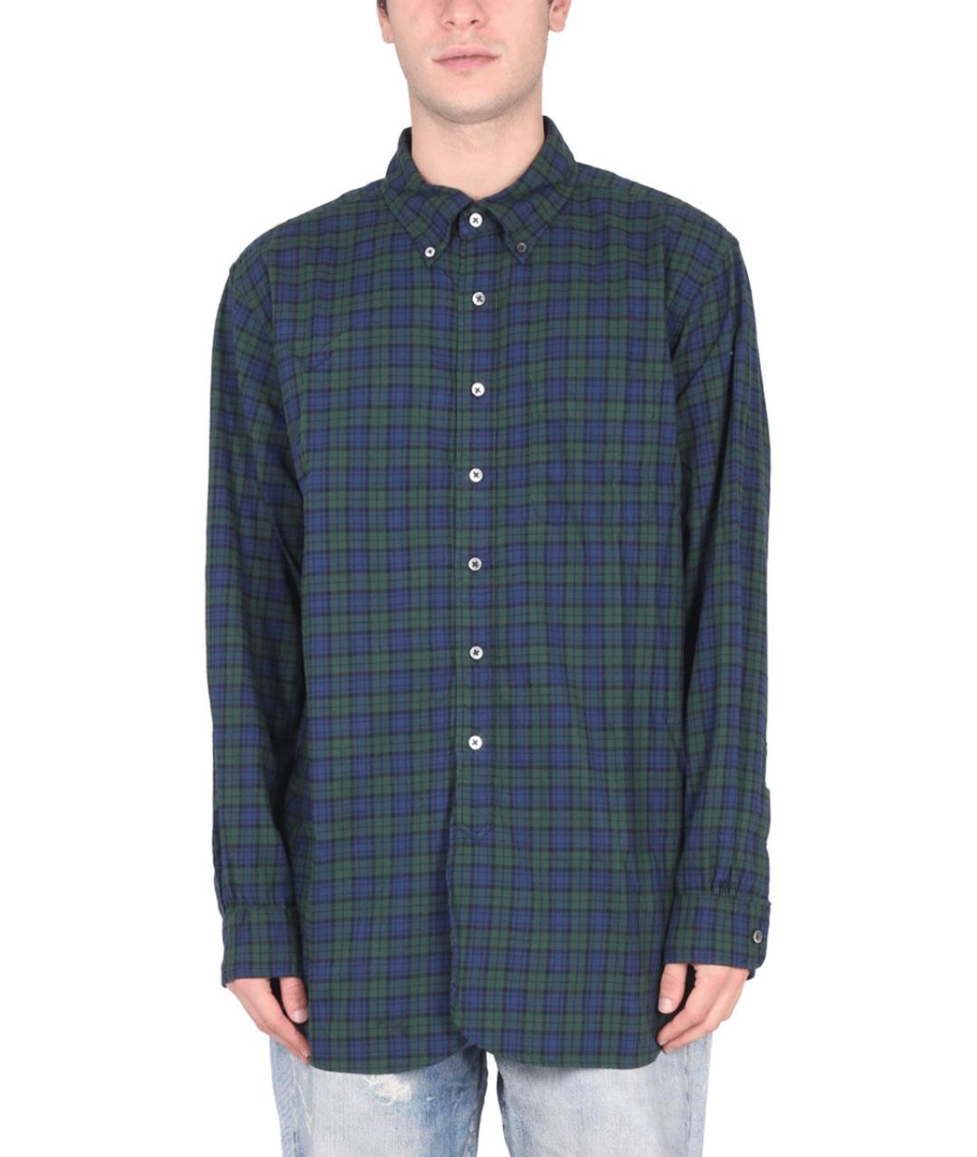 ENGINEERED GARMENTS Черная хлопковая кэжуал рубашка, фото 5