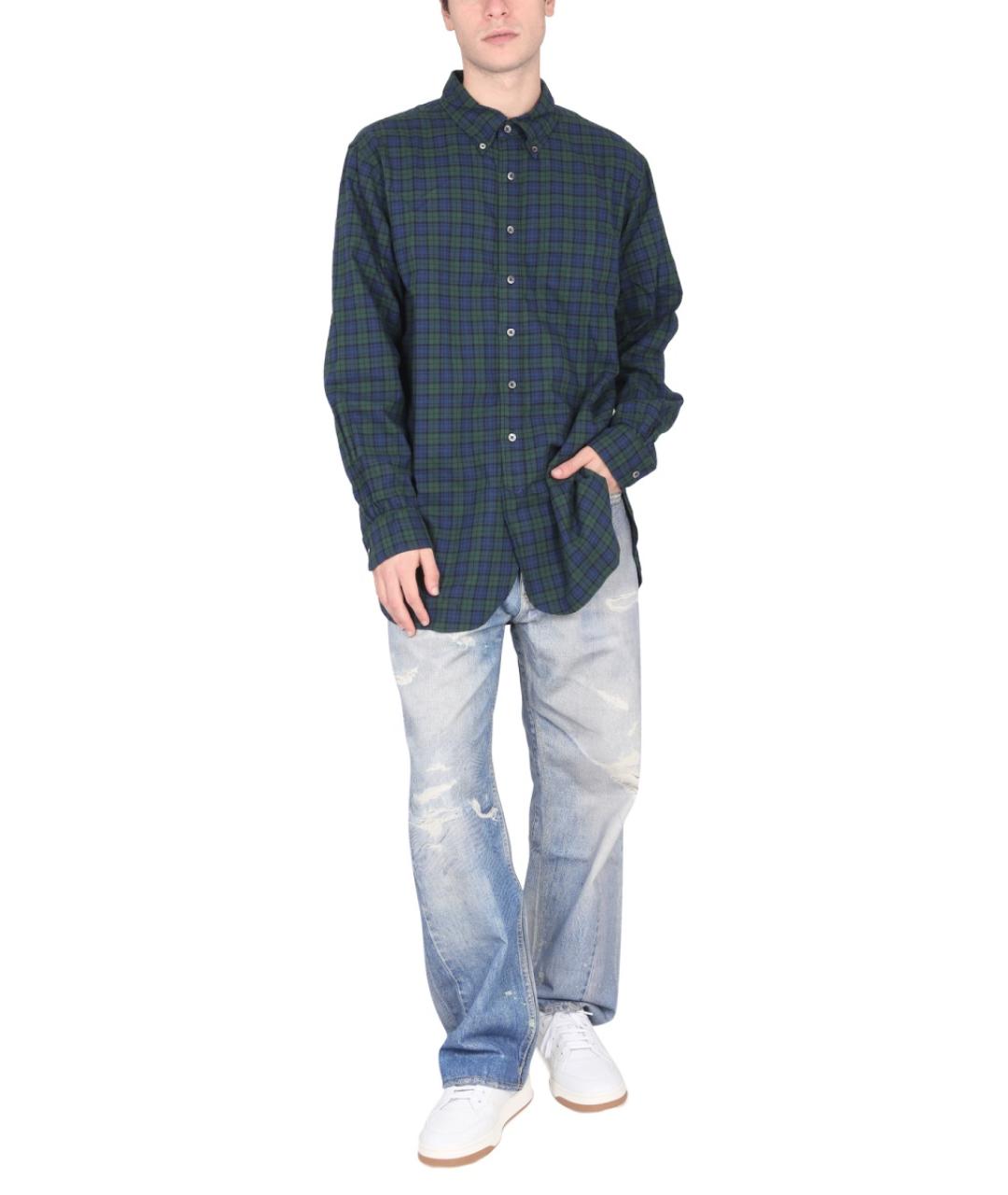 ENGINEERED GARMENTS Черная хлопковая кэжуал рубашка, фото 2