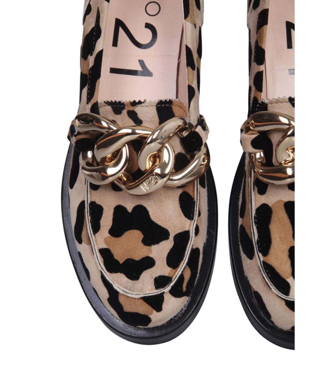 NO. 21 Мульти кожаные лоферы, фото 4