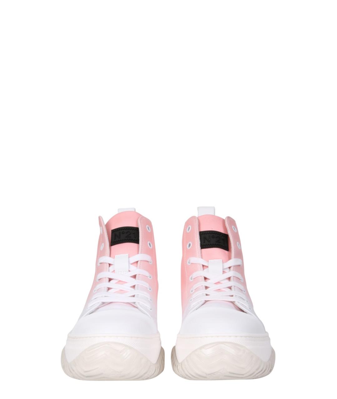 NO. 21 Розовые текстильные кеды, фото 2