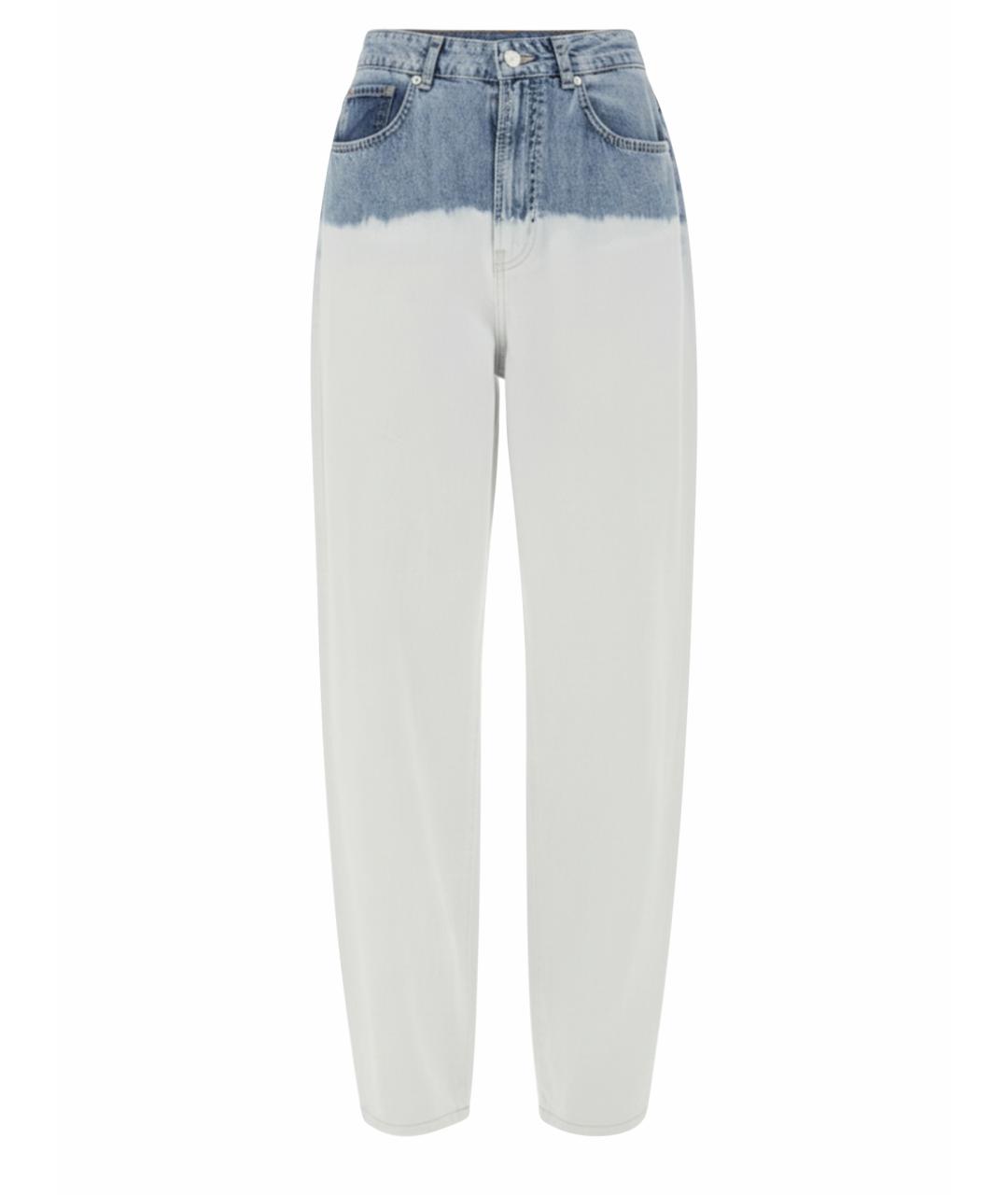 MOSCHINO JEANS Мульти хлопковые прямые джинсы, фото 1