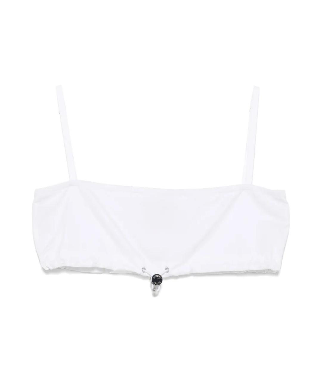 MOSCHINO JEANS Белая хлопковая майка, фото 2