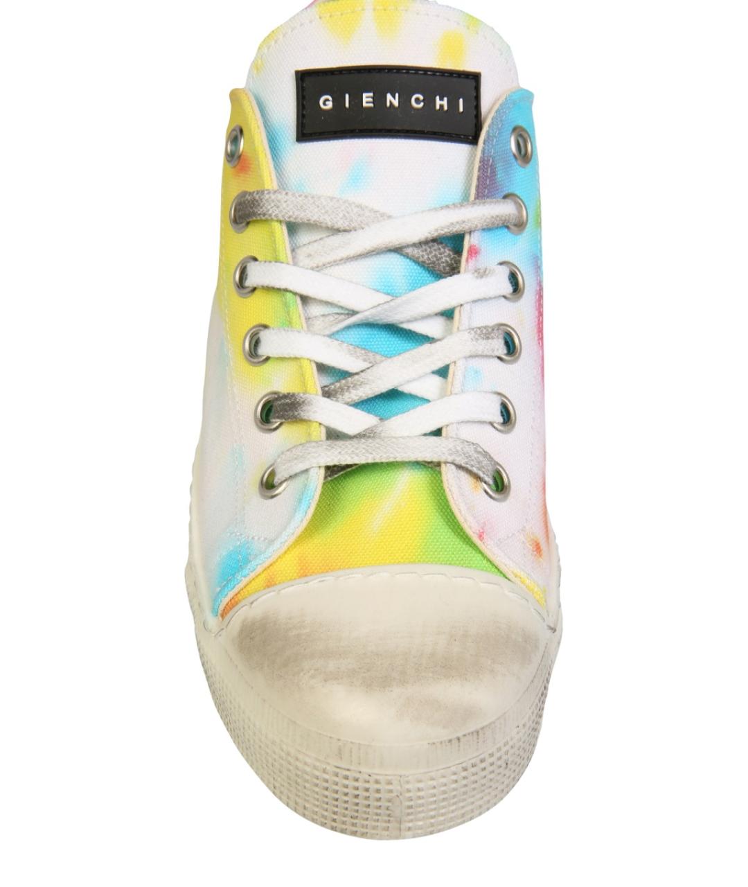 GIENCHI Мульти текстильные низкие кроссовки / кеды, фото 4