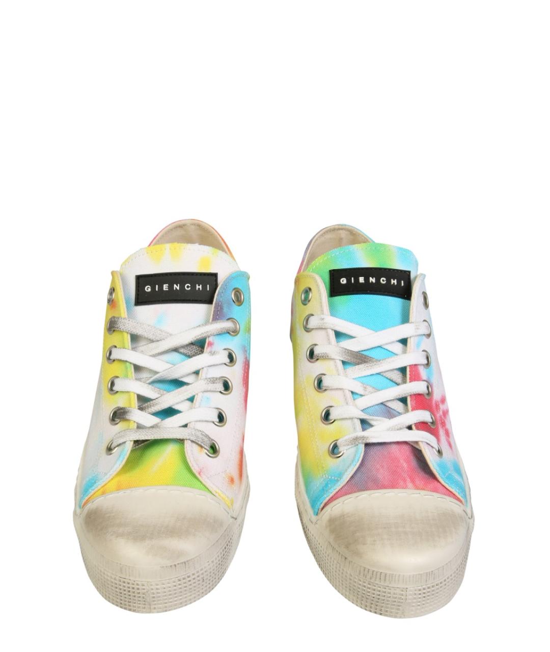 GIENCHI Мульти текстильные низкие кроссовки / кеды, фото 2