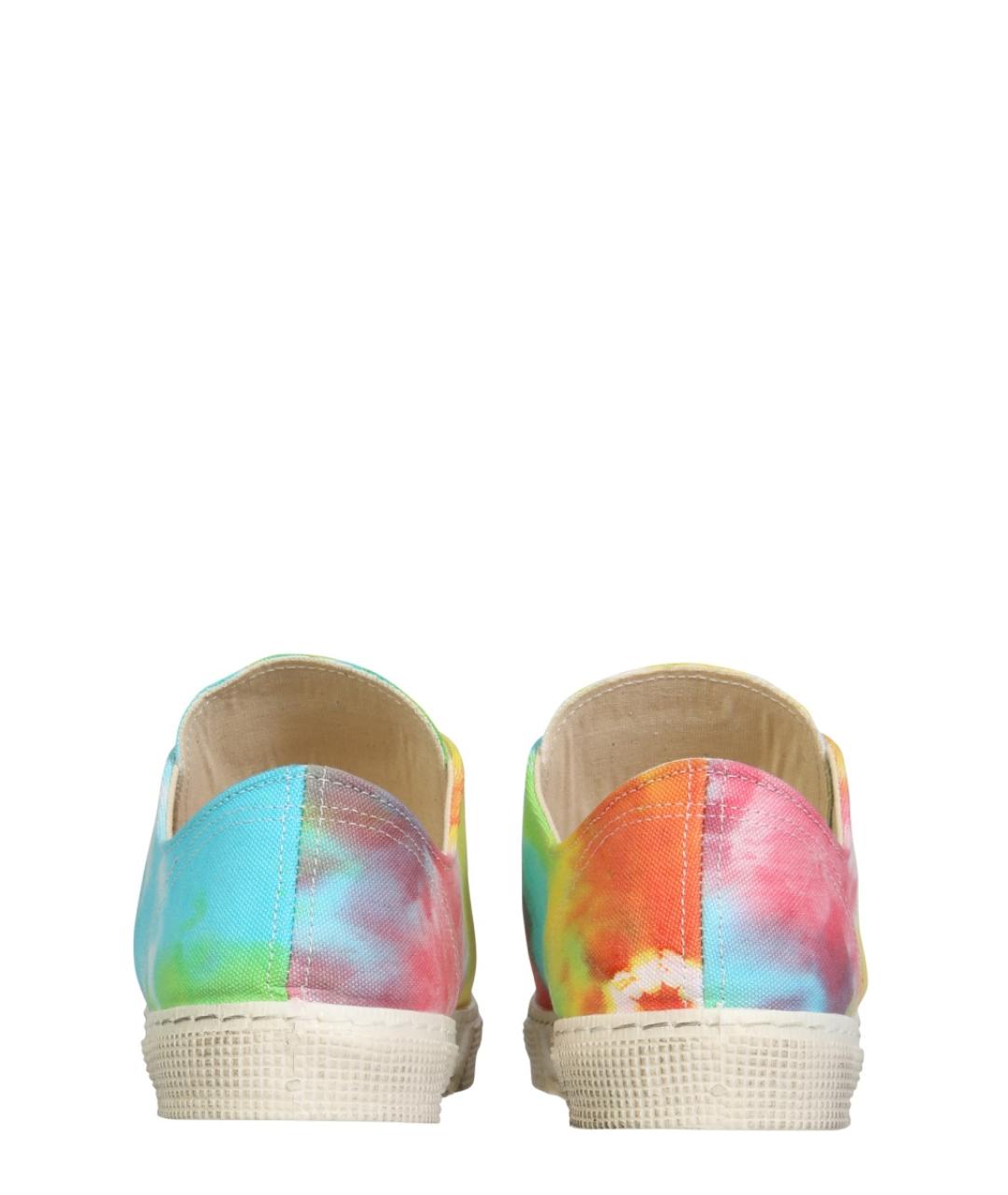 GIENCHI Мульти текстильные низкие кроссовки / кеды, фото 3