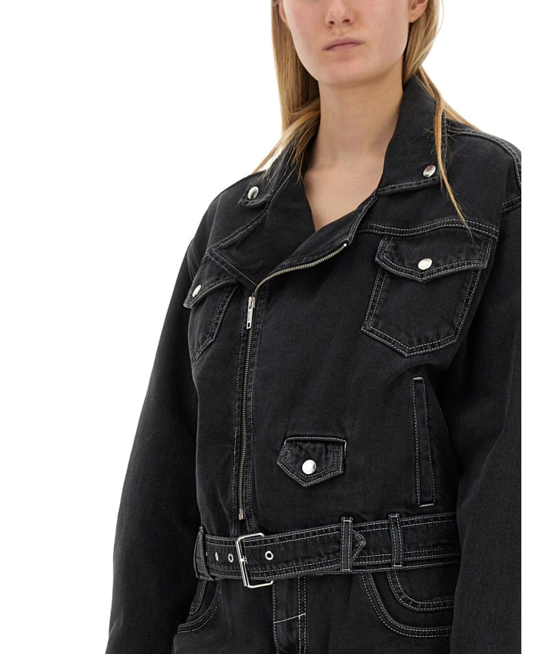 MOSCHINO JEANS Черная хлопковая куртка, фото 5