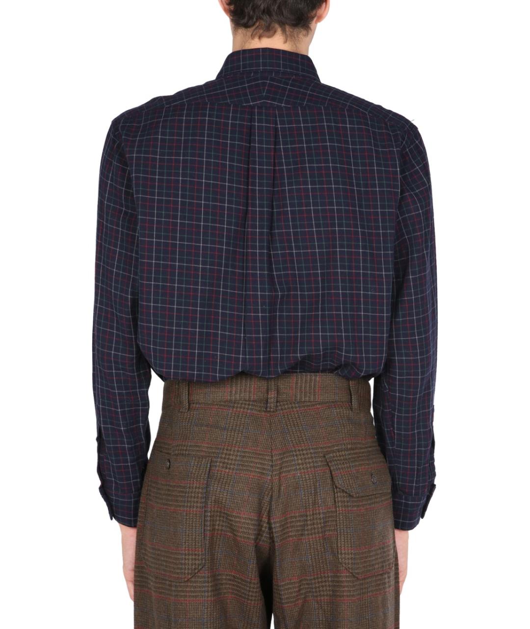 ENGINEERED GARMENTS Синяя хлопковая кэжуал рубашка, фото 3