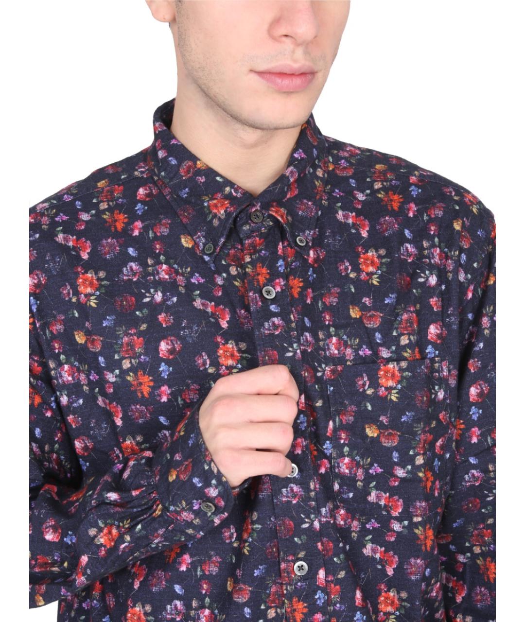 ENGINEERED GARMENTS Синяя хлопковая кэжуал рубашка, фото 5