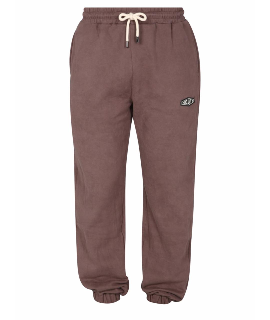 MOUTY Коричневые хлопковые повседневные брюки, фото 1