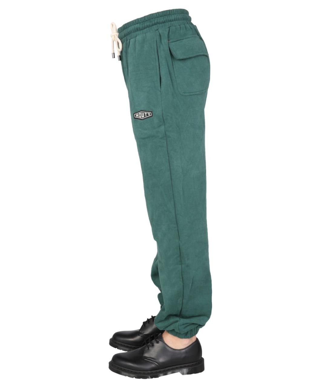 MOUTY Зеленые хлопковые повседневные брюки, фото 3