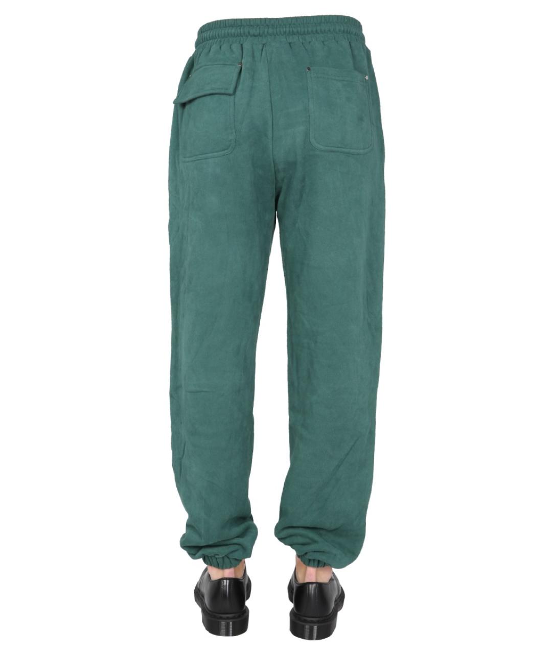 MOUTY Зеленые хлопковые повседневные брюки, фото 4