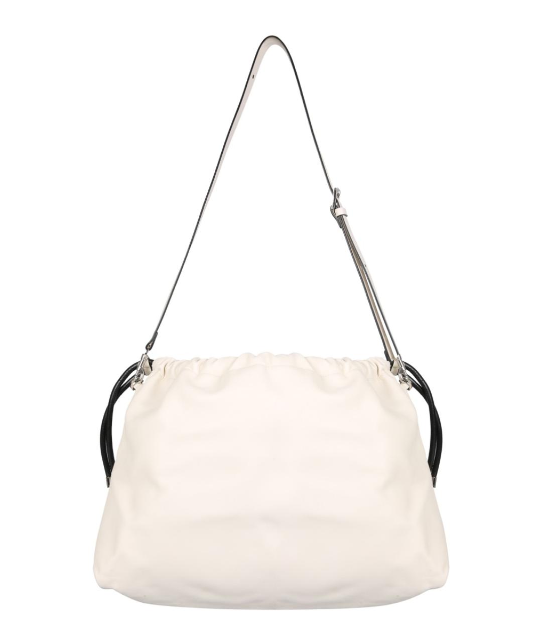 NO. 21 Белая тканевая сумка через плечо, фото 2