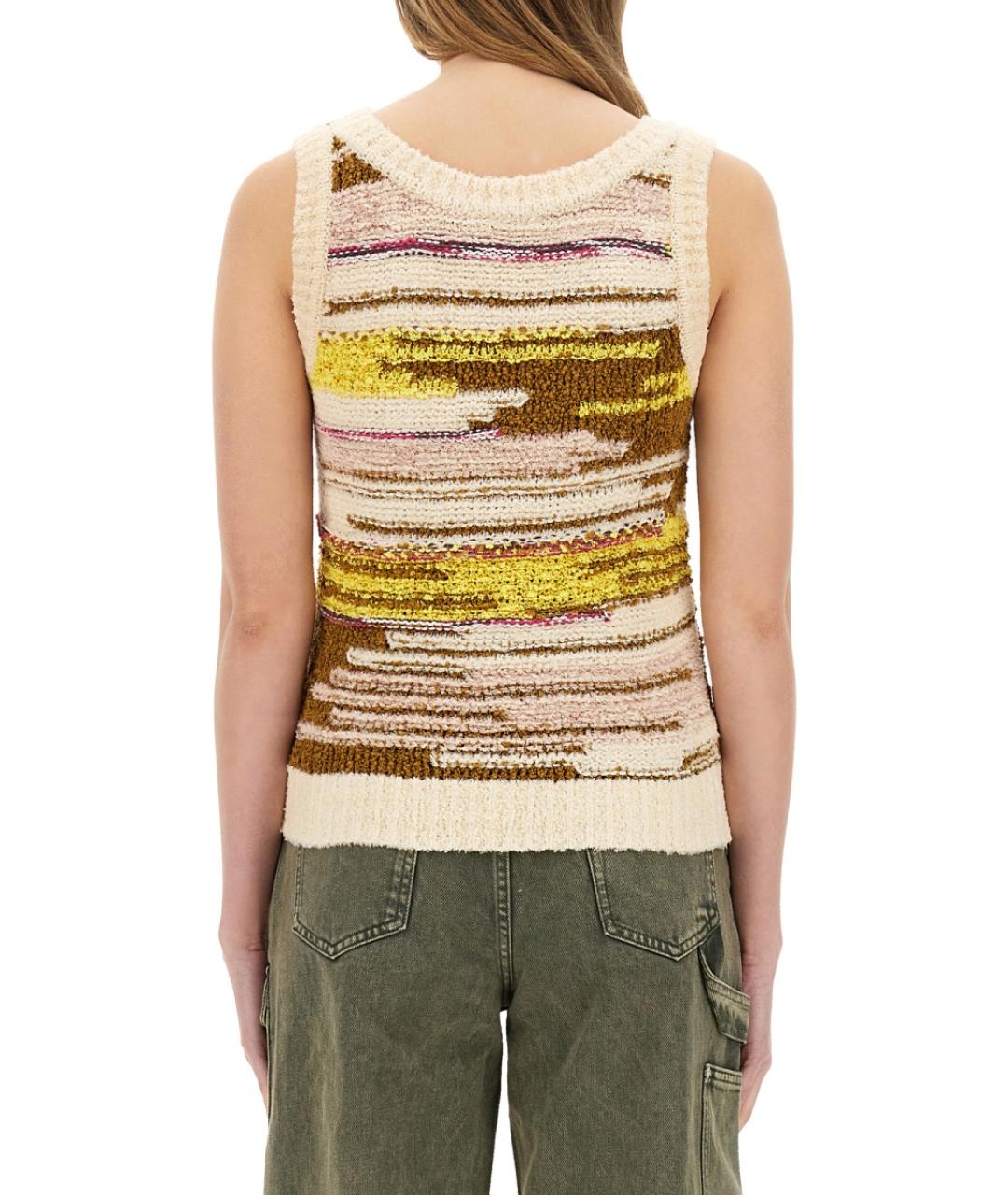 MOSCHINO JEANS Мульти хлопковая майка, фото 3