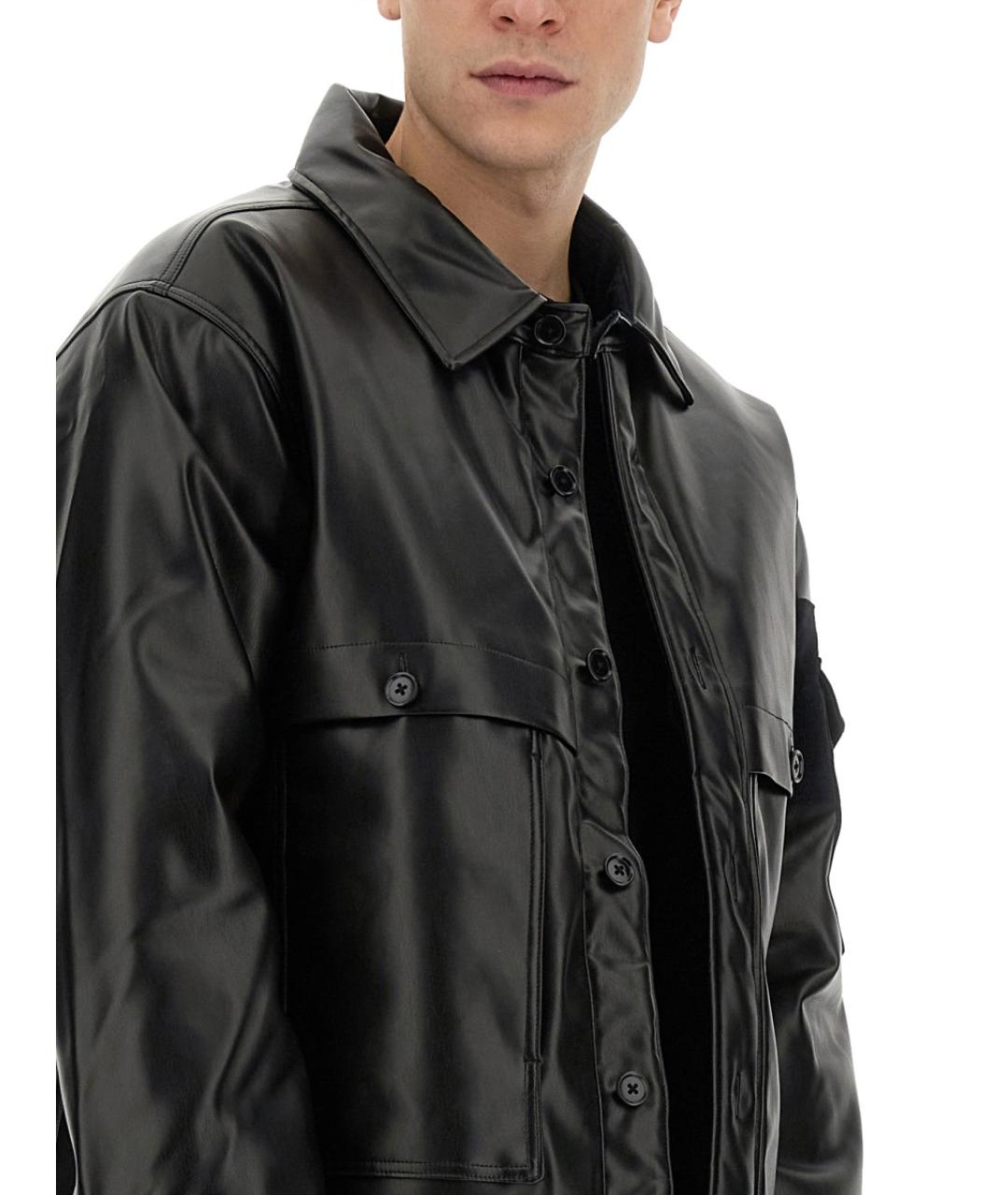 AIE Черная полиэстеровая куртка, фото 4