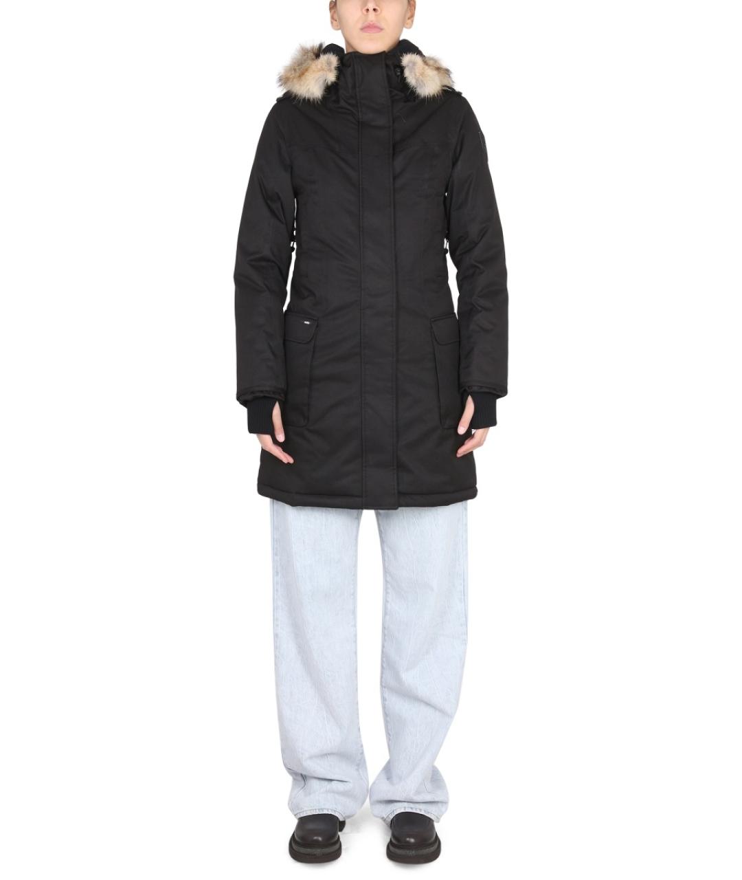 NOBIS Черная полиэстеровая парка, фото 5