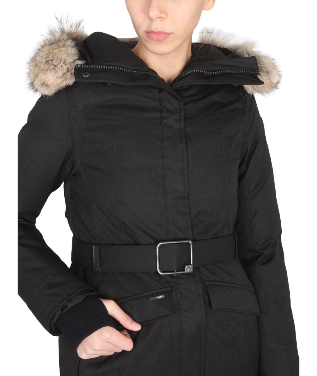 NOBIS Черная полиэстеровая парка, фото 5