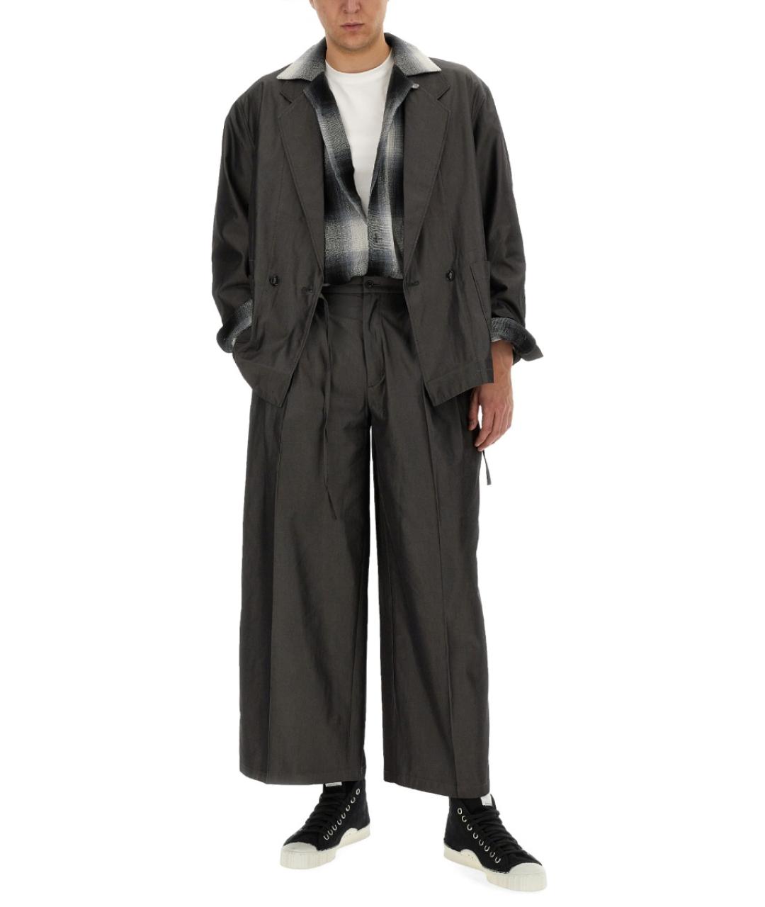 AIE Серый хлопковый пиджак, фото 2