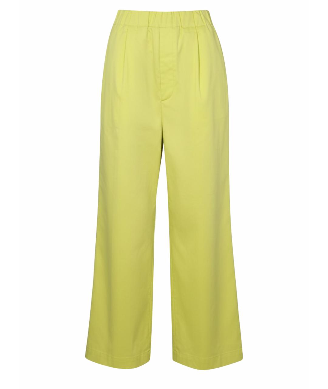 JEJIA Желтые хлопковые прямые брюки, фото 1