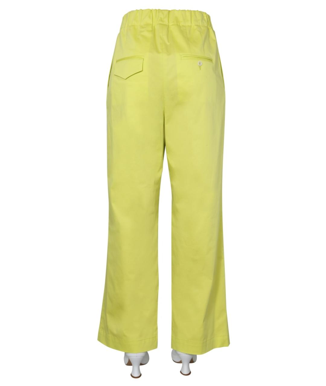 JEJIA Желтые хлопковые прямые брюки, фото 2