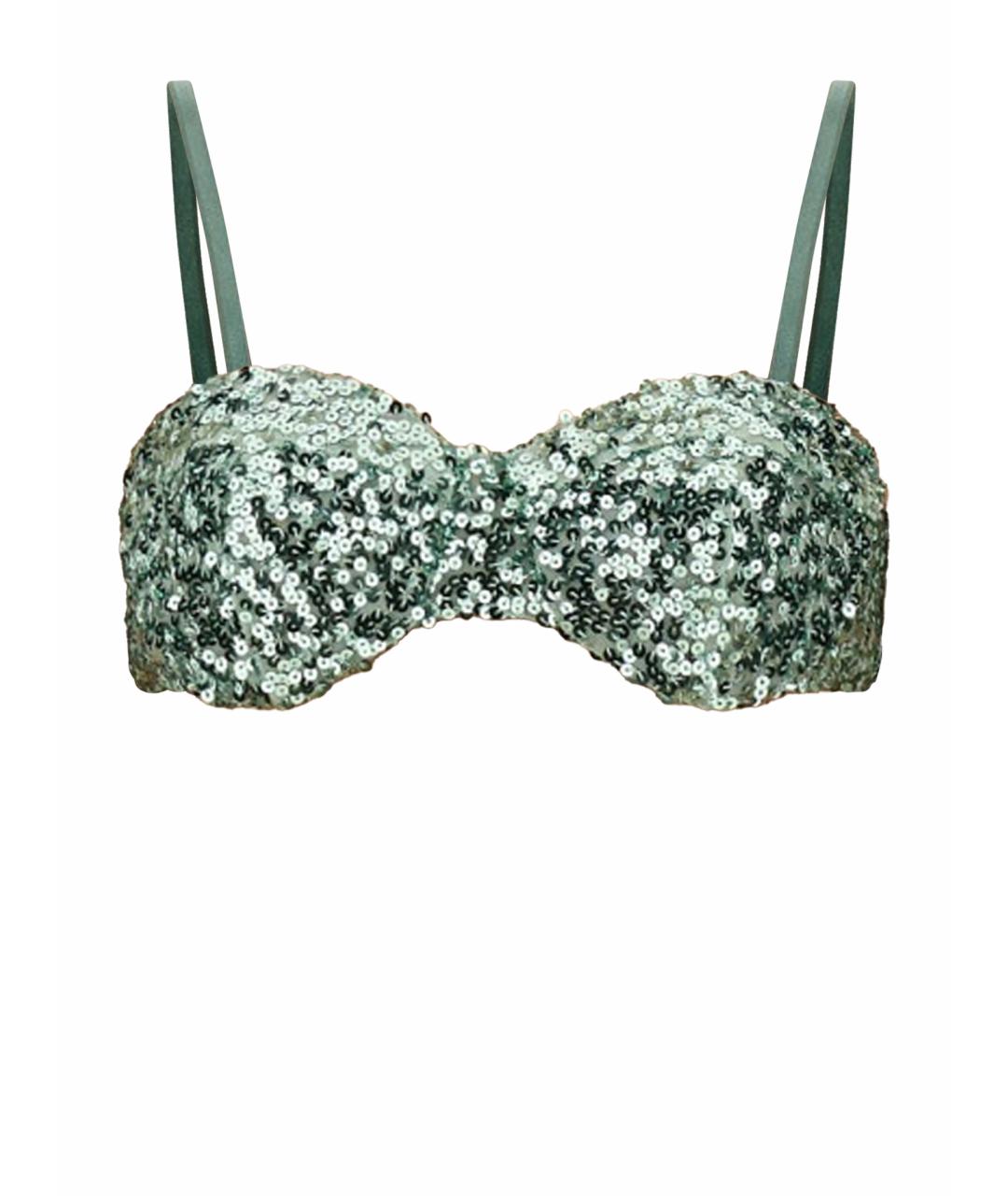 MOSCHINO JEANS Синяя полиэстеровая майка, фото 1