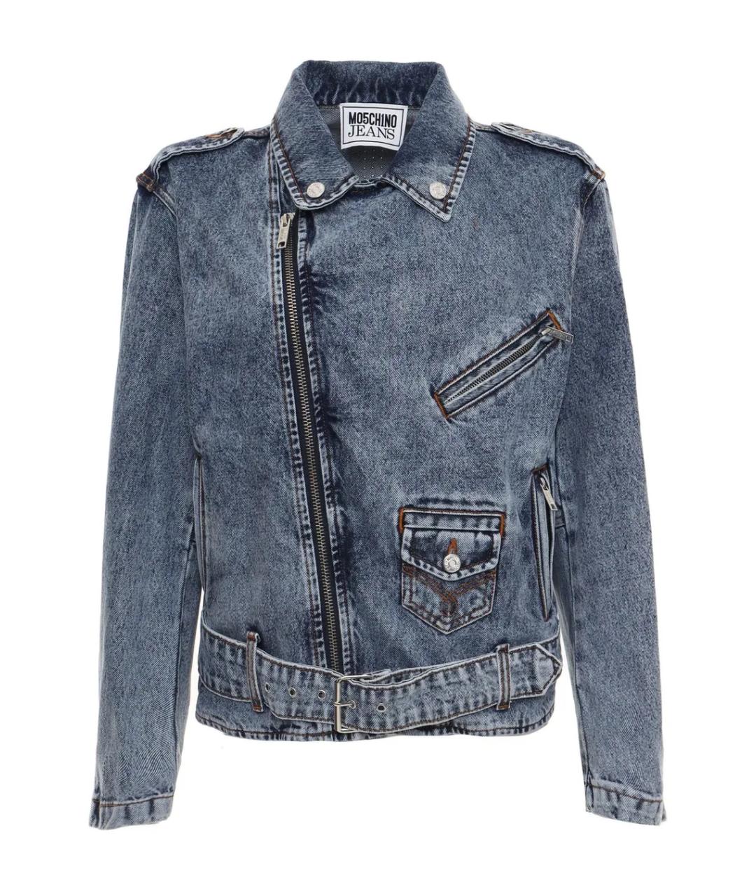 MOSCHINO JEANS Синяя хлопковая куртка, фото 1