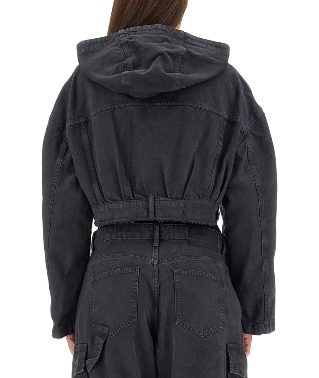 MOSCHINO JEANS Черная хлопковая куртка, фото 3