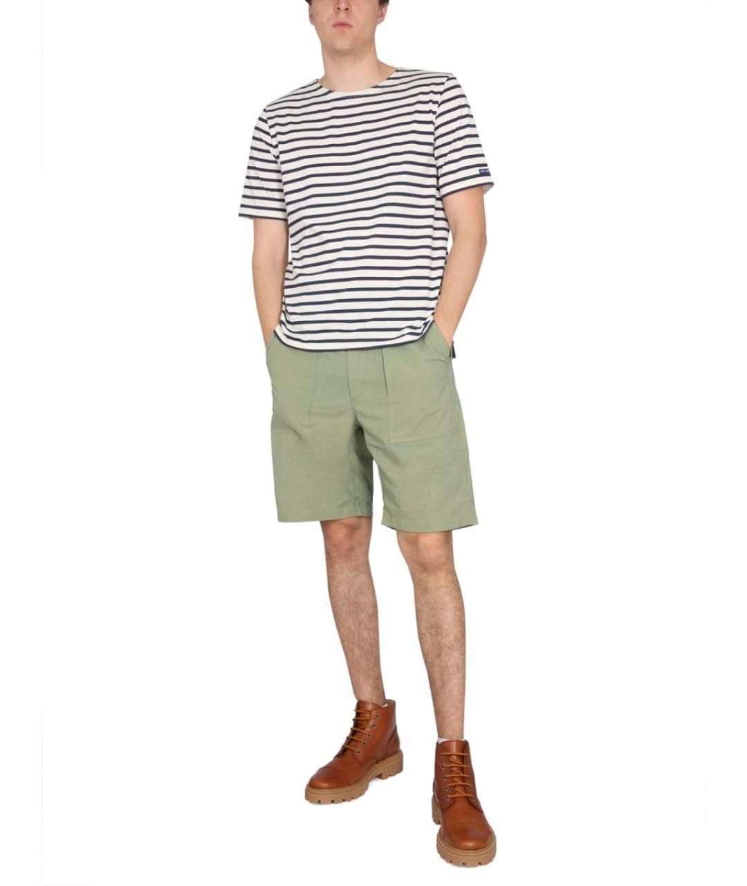 ENGINEERED GARMENTS Зеленые хлопковые шорты, фото 2