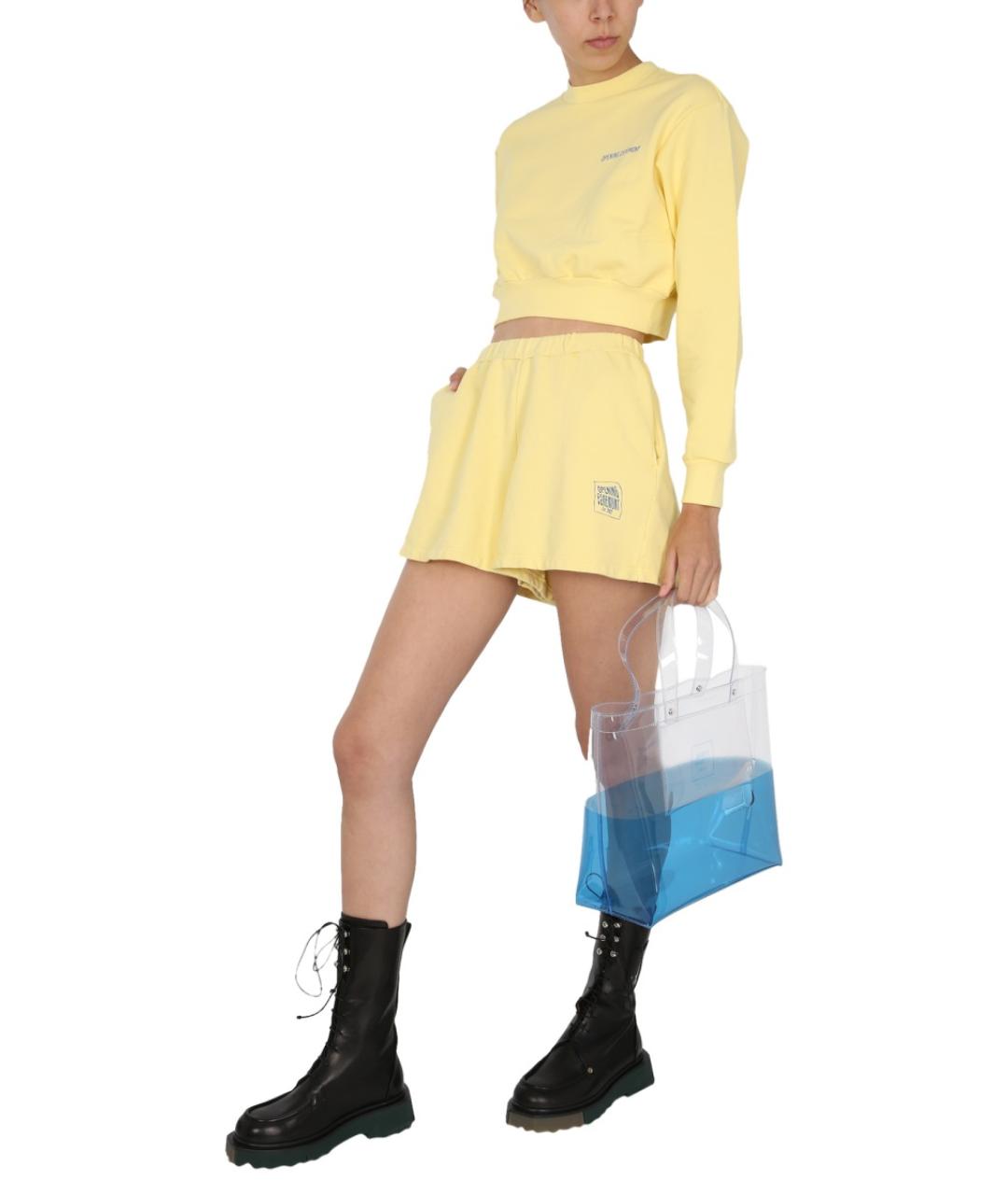 OPENING CEREMONY Желтые хлопковые шорты, фото 3