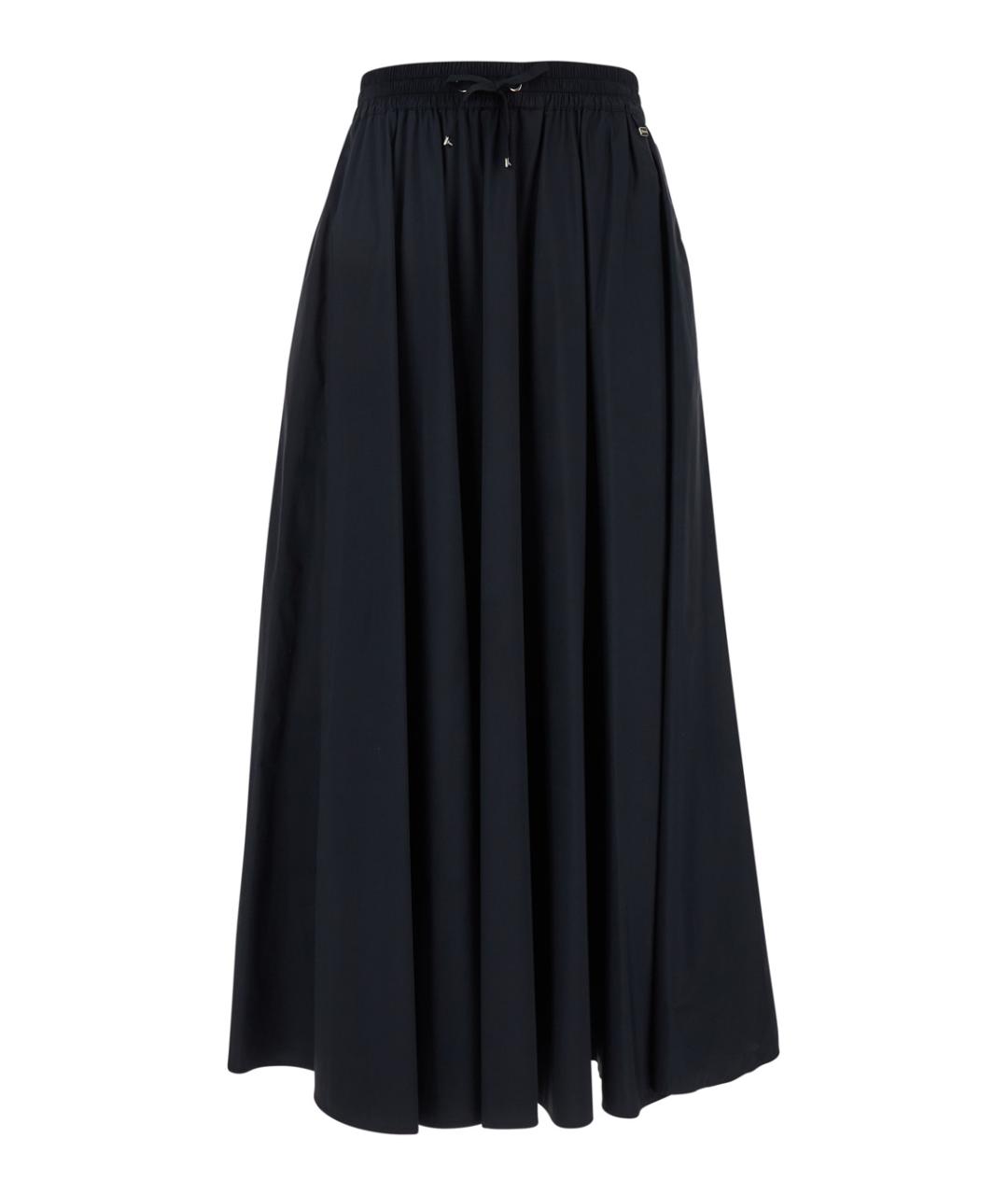 HERNO Черная полиамидовая юбка миди, фото 1