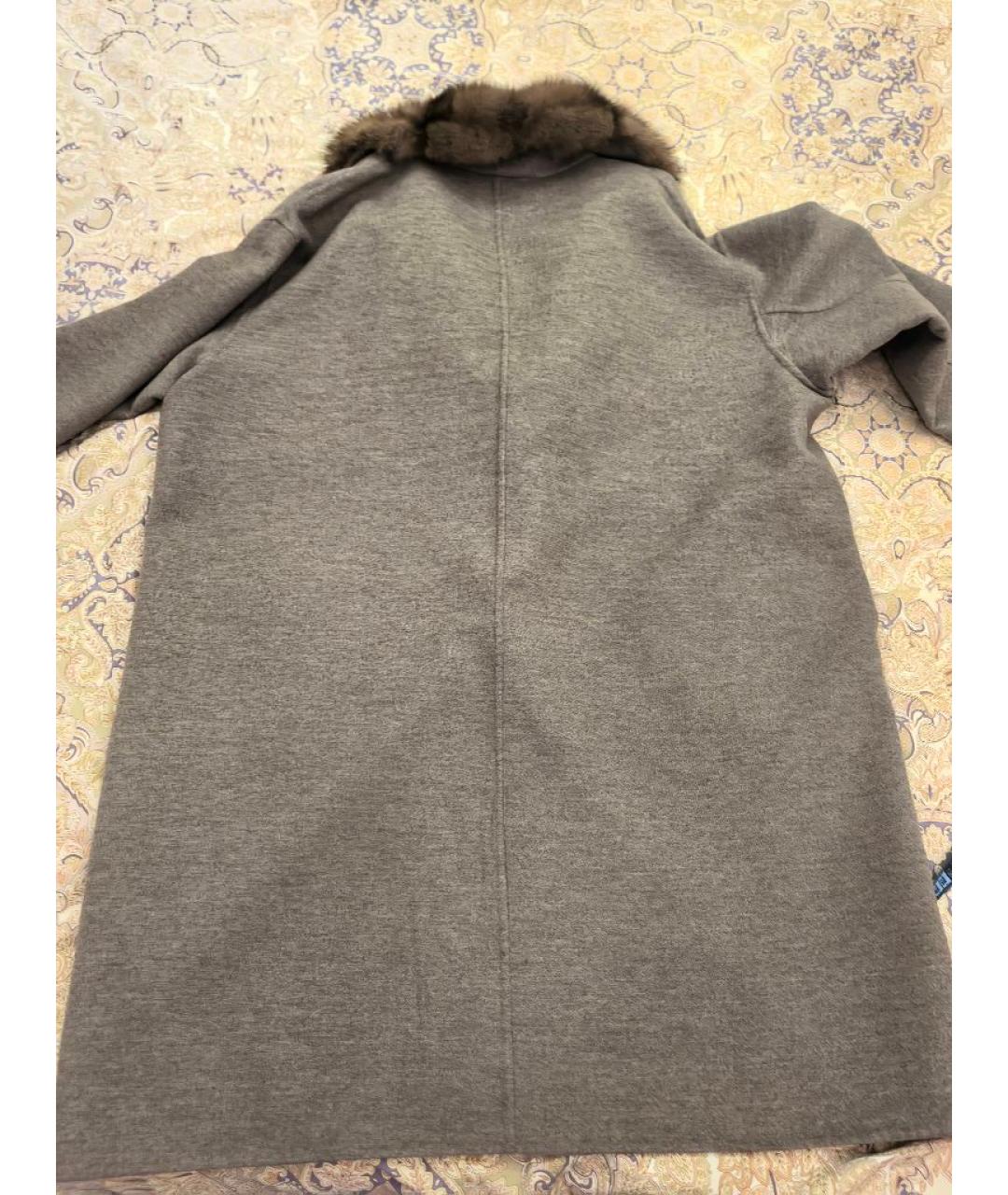 MANZONI 24 Бежевое кашемировое пальто, фото 2