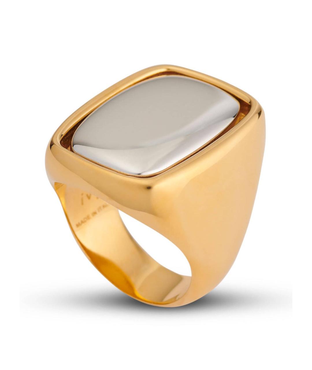 IVI Золотое серебряное кольцо, фото 2