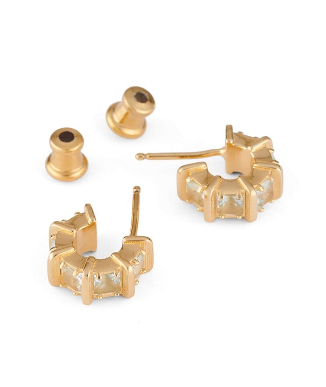 IVI Золотые серебряные серьги, фото 3