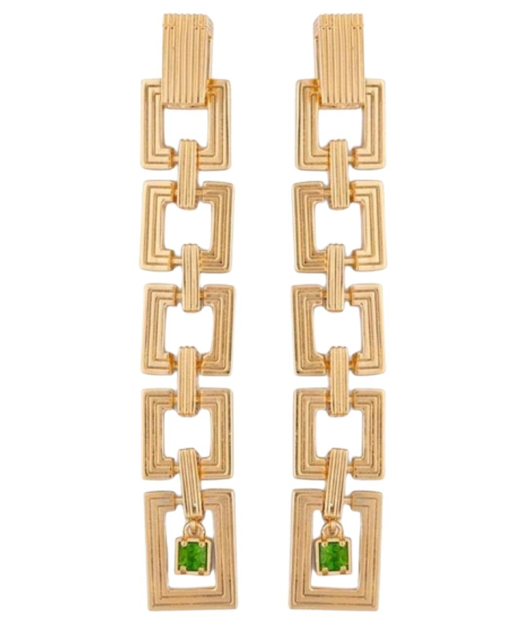 IVI Золотые серебряные серьги, фото 1