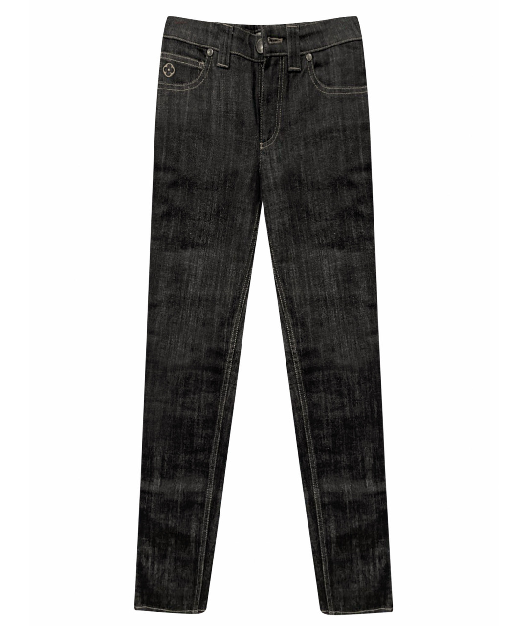 LOUIS VUITTON Хлопко-эластановые прямые джинсы, фото 1