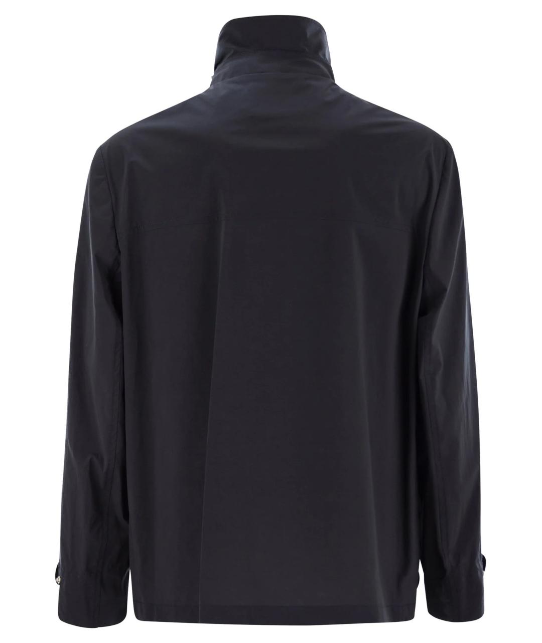 BRUNELLO CUCINELLI Темно-синяя хлопковая куртка, фото 2