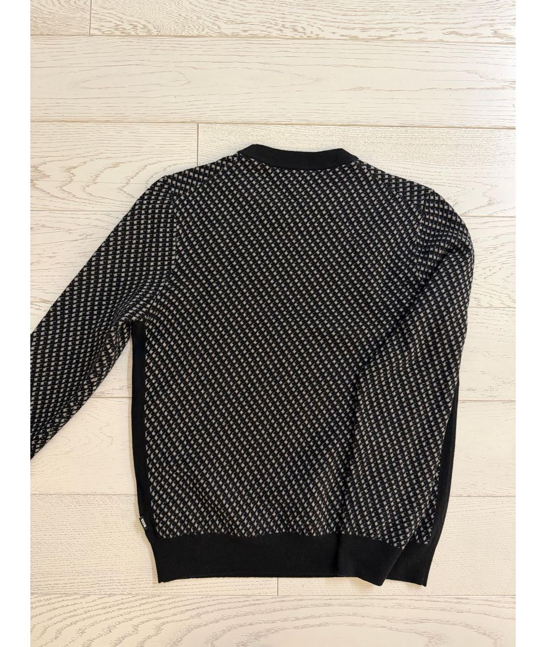 HUGO BOSS Черный шерстяной джемпер / свитер, фото 3