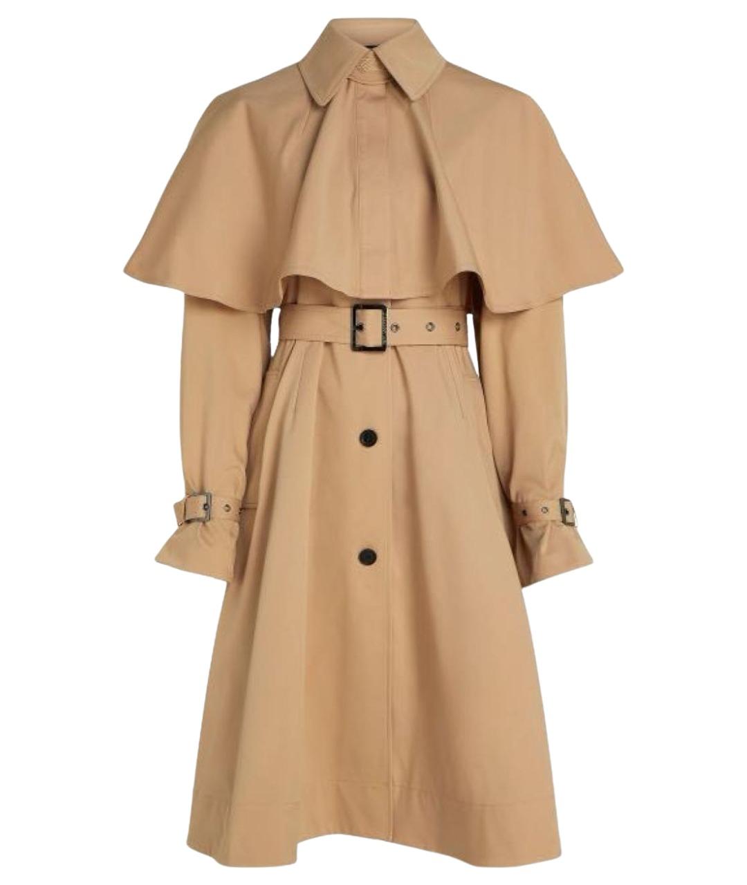 KARL LAGERFELD Бежевый хлопковый тренч/плащ, фото 1