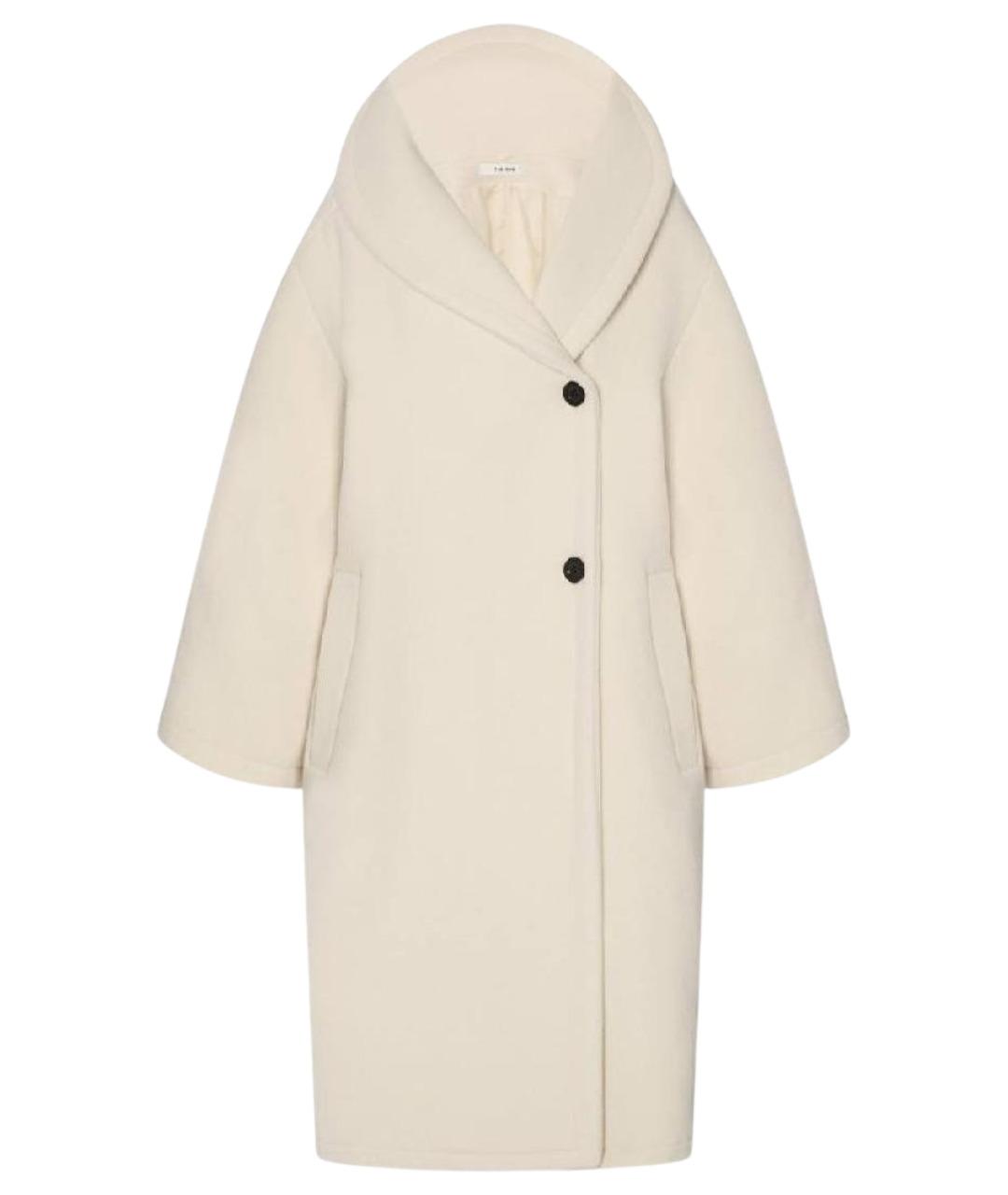 THE ROW Белое шерстяное пальто, фото 1