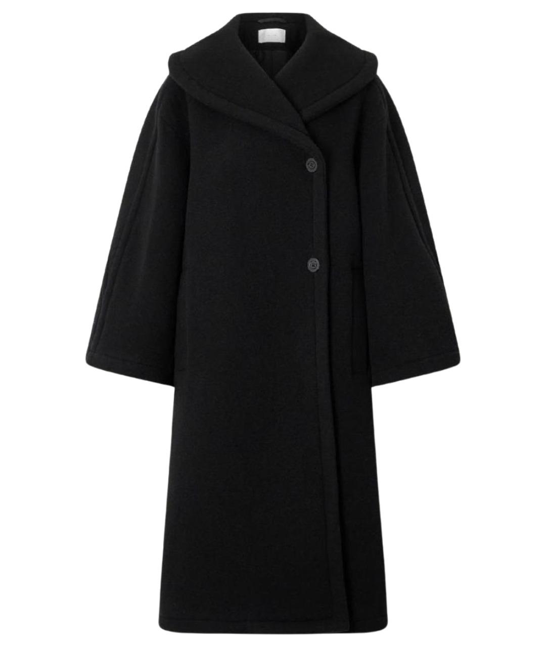 THE ROW Черное шерстяное пальто, фото 1