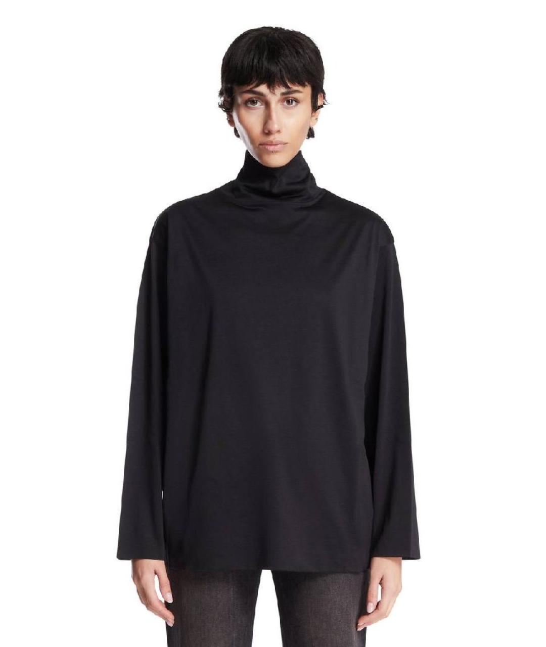 THE ROW Черная хлопковая водолазка, фото 2